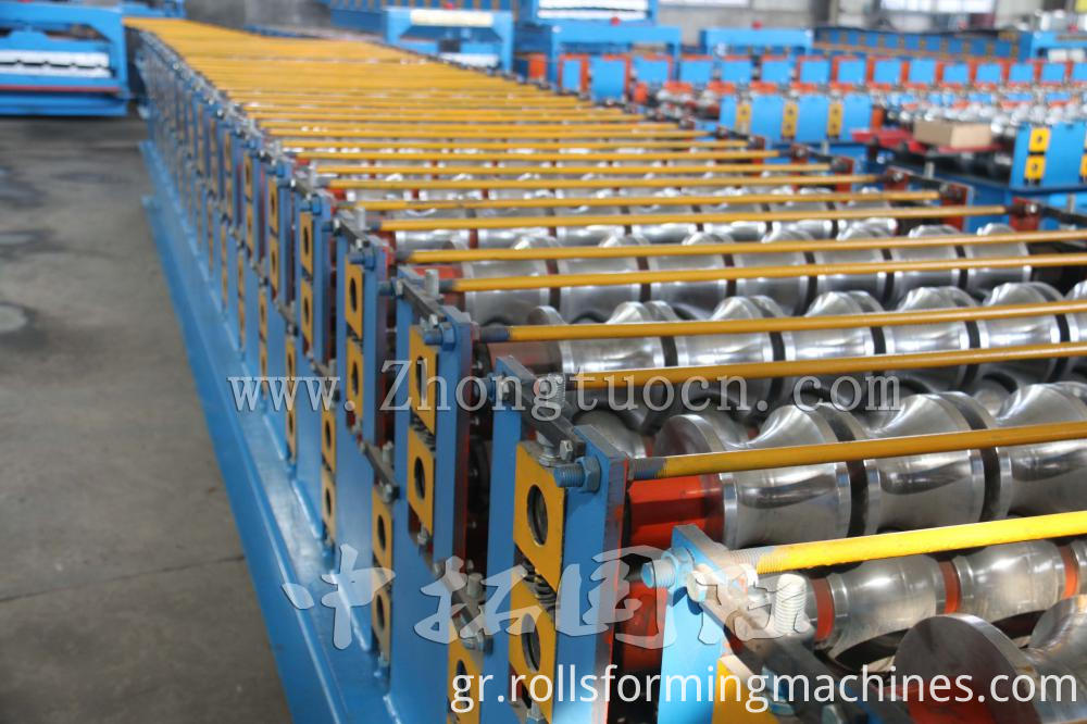 Μηχανή διπλής επίστρωσης κεραμιδιών Double Layer Tile Roof roll forming machine